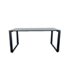 Glass desk black