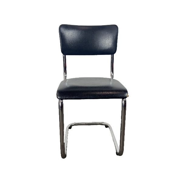 Chrome chair black