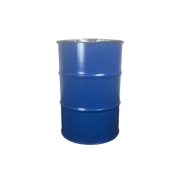 Metal barrel 200l blue