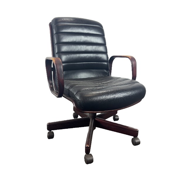 Retro office chair black