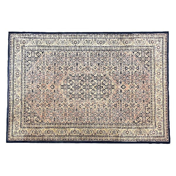 Victorian carpet blue