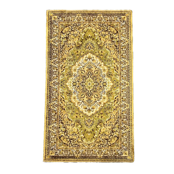 Small Victorian carpet yellow